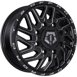 TIS Wheels – 544BM – Black – 20″x8.5″ 127mm – Summer Wheels – 544BM28292FS
